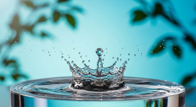 Crystal Clear Water Splash Photography in High Definition.