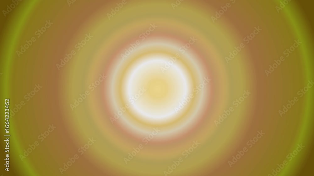 Poster animated abstract light burst expanding rings glowing orb warm colors motion graphics 4k ultra hd. a