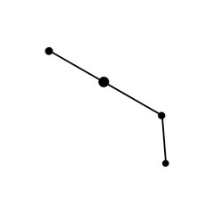 sun moon star and hand illustration