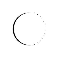 sun moon star and hand illustration