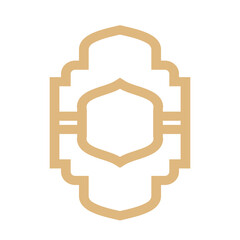 Ornamental design inspired by middle eastern and islamic architecture, suitable for backgrounds, decorations, or culturalthemed projects.