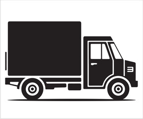 Delivery Truck Icon for Shipping and Logistics