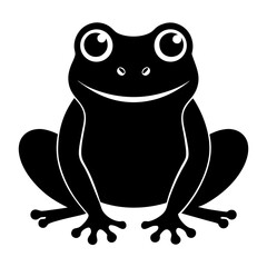 frog on a white background