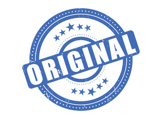 Original Rubber Stamp Seal with a Dotted Circle