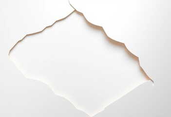 Layered silver papercut design, abstract texture, modern art,  illustration,  wall art