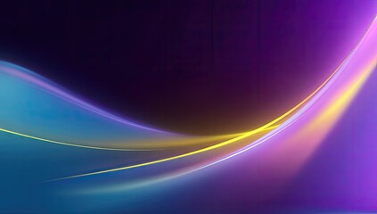 Abstract flowing lines of color
