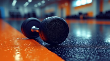 Dumbbell Gym Fitness Weight Training Workout.