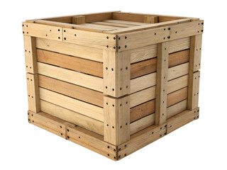 Stack of Assorted Wooden Crates and Boxes