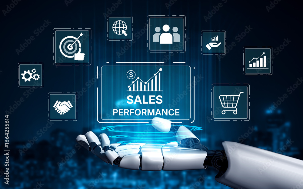 Poster ai tracks digital sales performance with smart analytics, performance dashboards, and forecasting to