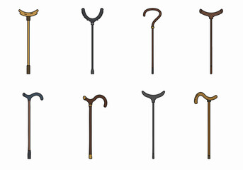 Furniture set with chairs and tables