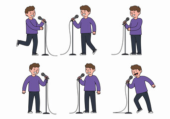 Researcher studying maps and notes with a pen