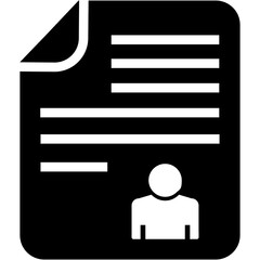Office file icon with document