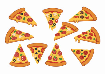 Blue water splashes and swirls with transparent background