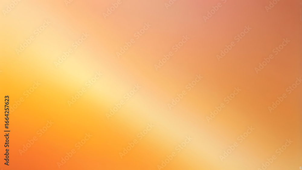 Poster soft warm orange and yellow abstract gradient background with a glowing light beam.