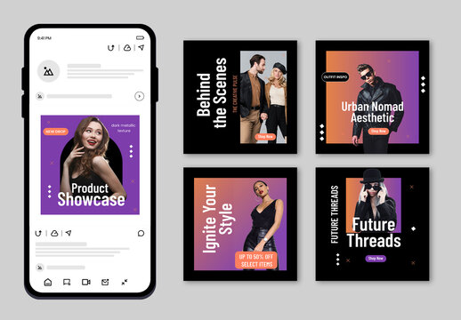 Fashion Social Media Post Templates