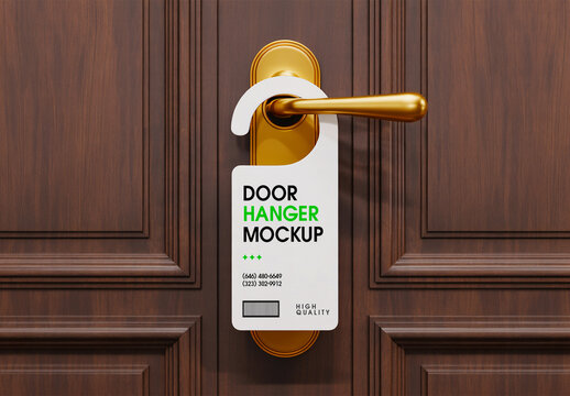 Door Hanger Mockup