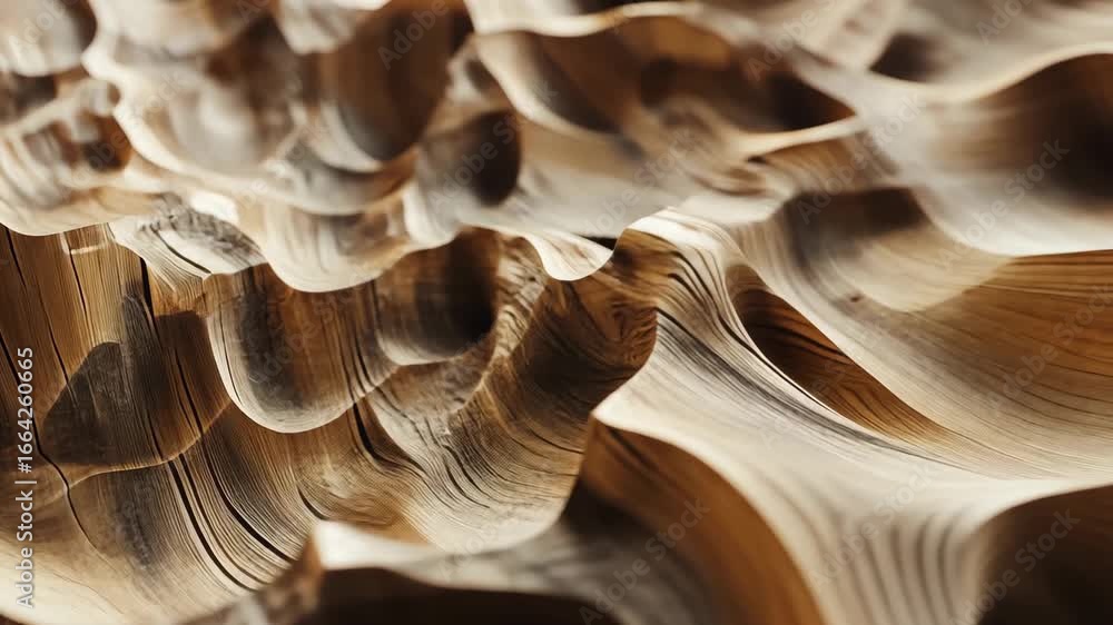 Poster wooden texture abstract background. dynamic wave-like pattern for artistic rendering and design,