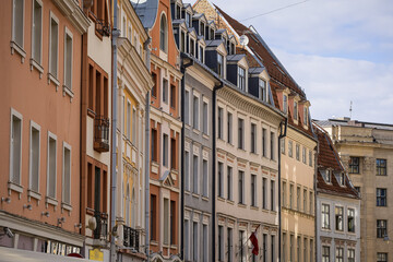 Houses in the old town of Riga