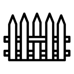 black and white fence