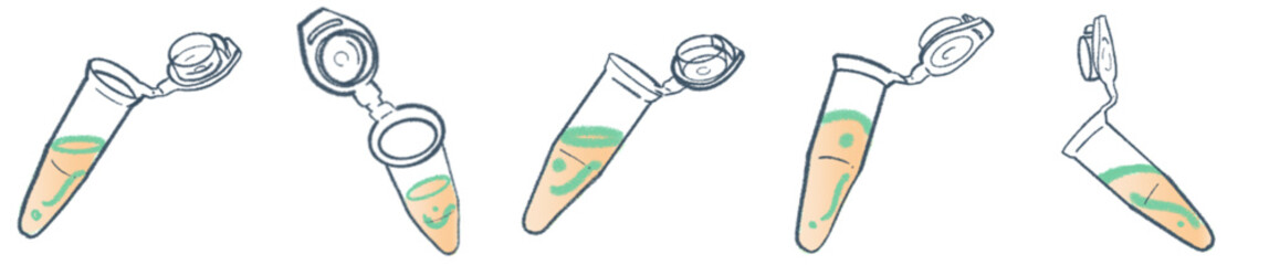 Microcentrifuge Tube PNG Illustration for Science and Laboratory Design