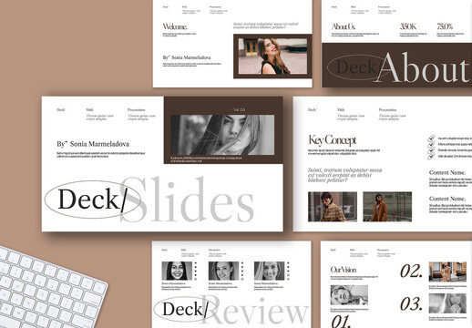 Business Presentation Template Modern Brand Deck