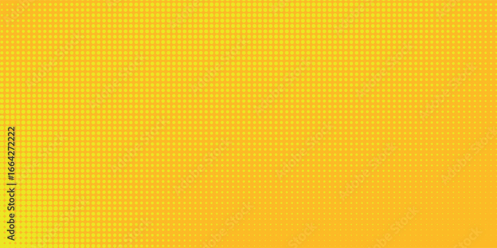 Poster dots halftone yellow and dark blue color pattern gradient grunge texture background. vector grunge. 