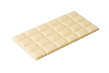 Photo of white chocolate bar taken with a high-resolution camera using the focus-stacking technique...