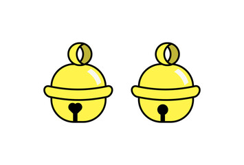 可愛い鈴のアイコンセット