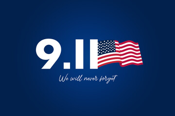 September 11th, Patriot Day, 9 11 background Illustration