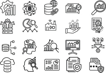 Road icon set.Road forks icon. Road sections of different shapes.vector icon illustration isolated on white background.Containing street, highway, traffic light, intersection and roundabout symbol