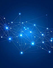 Abstract Network Connection, Digital Space