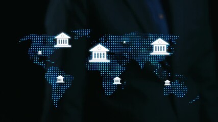 Online banking and digital banking innovation combining finance and technology, optimizing online banking systems, mobile banking services, and fintech for seamless experience. Elide - Powered by Adobe