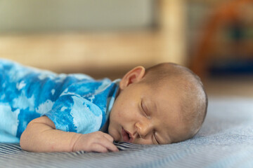 Anjali has tummy time