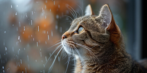 Adorable cat with bright eyes loved by all pet lovers