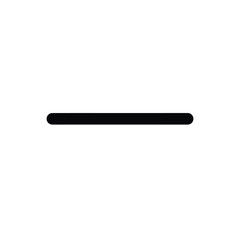 Black horizontal line graphic simple