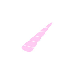 Unicorn horns vector illustration
