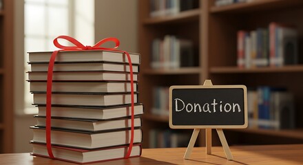 Book Donation at Library
