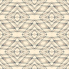 Abstract geometric illustration with a seamless, cracked stone pattern and grunge texture for a wall decoration or mosaic tile design