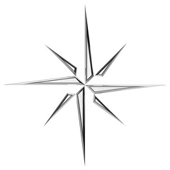 Detailed high-resolution PNG render of abstract metal forms. Clean, modern, and perfect for use in tech visuals, branding, and backgrounds.