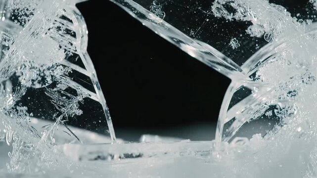 Water Cascade and Texture: Witness the mesmerizing beauty of cascading water as it gracefully flows, creating a stunning visual of texture, motion, and form