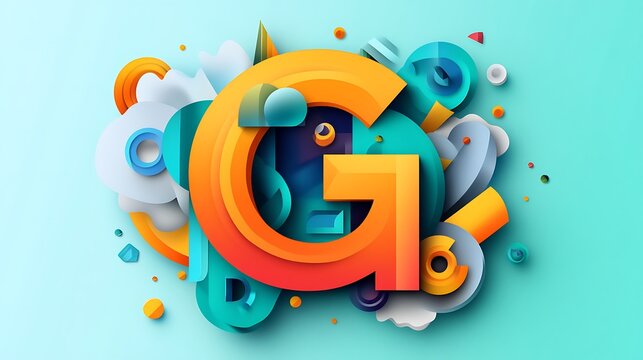 Abstract letter G design