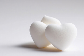 Heart-Shaped Makeup Sponges