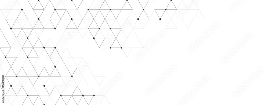 Aufkleber abstract background with a geometric pattern of triangle shapes. graphic design element