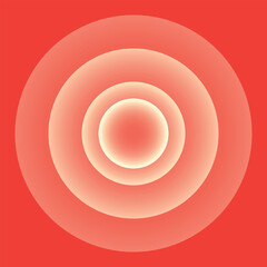 Color background. Abstract circle design. Vector illustration. Eps10, Radial Gradient white Blured.