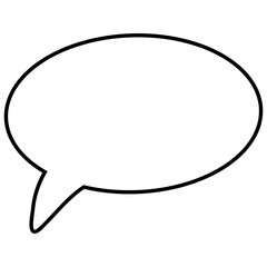Naklejka premium speech bubble icon vector