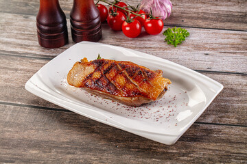 Roasted duck breast fillet meat