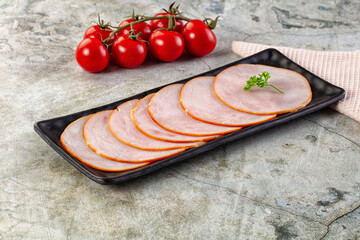 Delicous pork carbonate slices snack