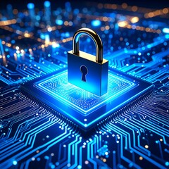 Cyber Security Padlock on Chip