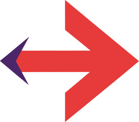 A straight right arrow blue solid icon on a transparent background