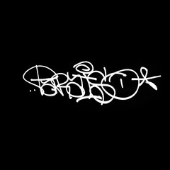 Frase en graffiti blanco sobre fondo negro. graffiti tag style design. Spruch in weißem Graffiti...